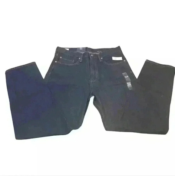 Men's Gap Relaxed Taper Dark Wash Denim Jeans $70 - Picture 4 of 10